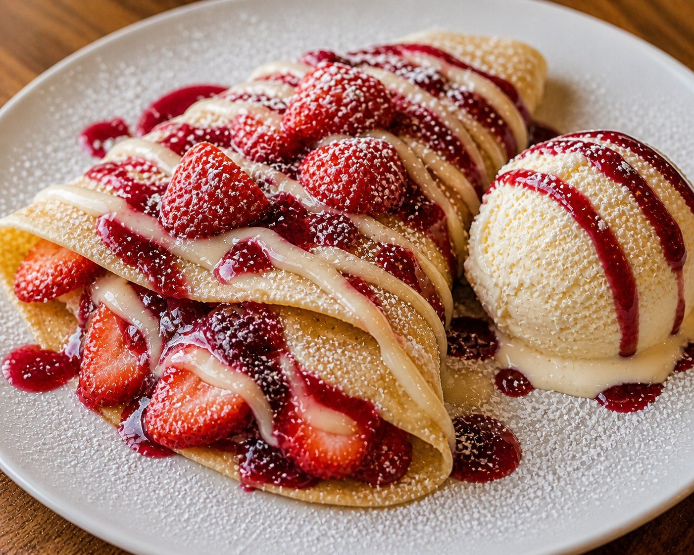 Crepes Berry Lover en Creperié Café y Más, Plaza Galería La Joya Daule