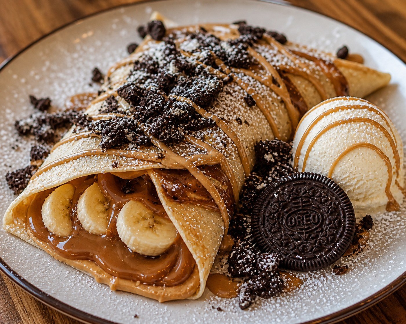 Crepes Oreo Power en Creperié Café y Más, Plaza Galería La Joya Daule